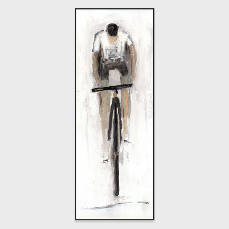 Dane - 30" x 80" Painting Art by Buddy Whitlock - White / Gray - JaxCo Furniture