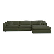 Rue - Lounge Modular Sectional - Deep Green - JaxCo Furniture