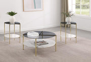 Jonelle - Round Coffee Table Set - JaxCo Furniture