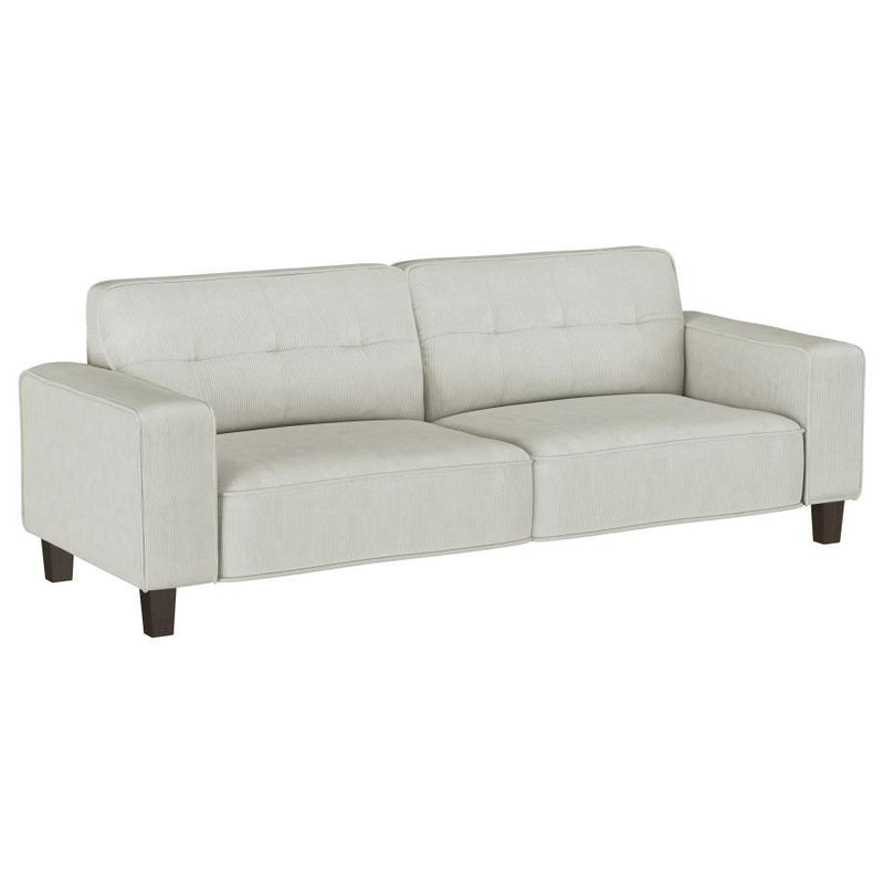 Deerhurst - Upholstered Tufted Track Arm Sofa Set - JaxCo Furniture