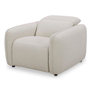 Eli - Power Recliner Chair - Warm White - JaxCo Furniture