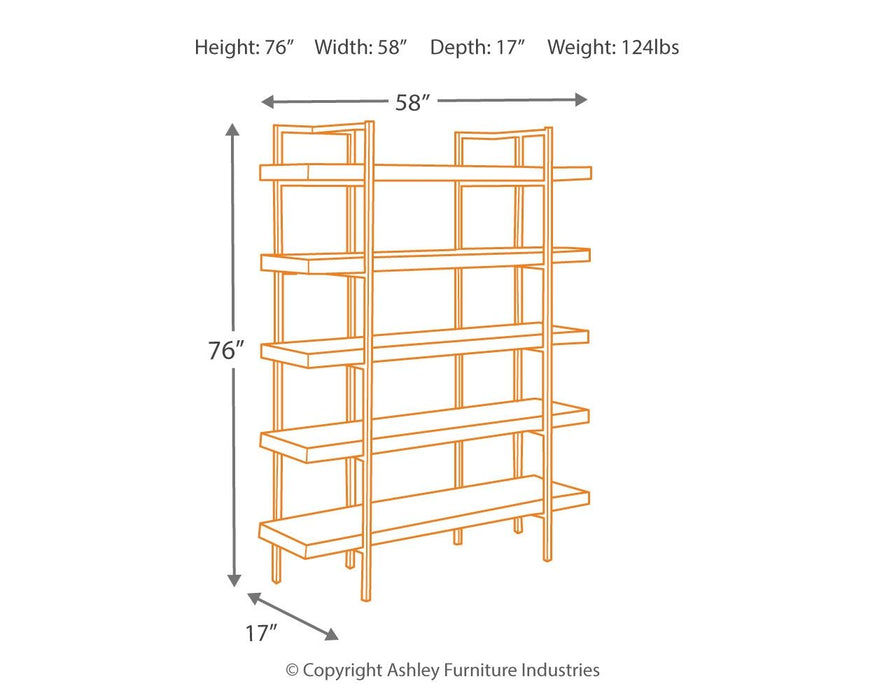 Starmore - Brown - Bookcase - JaxCo Furniture