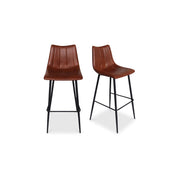 Alibi - Barstool (Set of 2) - Brown - JaxCo Furniture