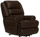 Muncy - Power Lift Chaise Recliner With Dual Motor & Zero Gravity - Walnut - JaxCo Furniture