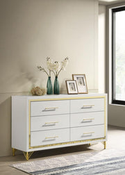 Lucia - 6-Drawer Dresser - JaxCo Furniture