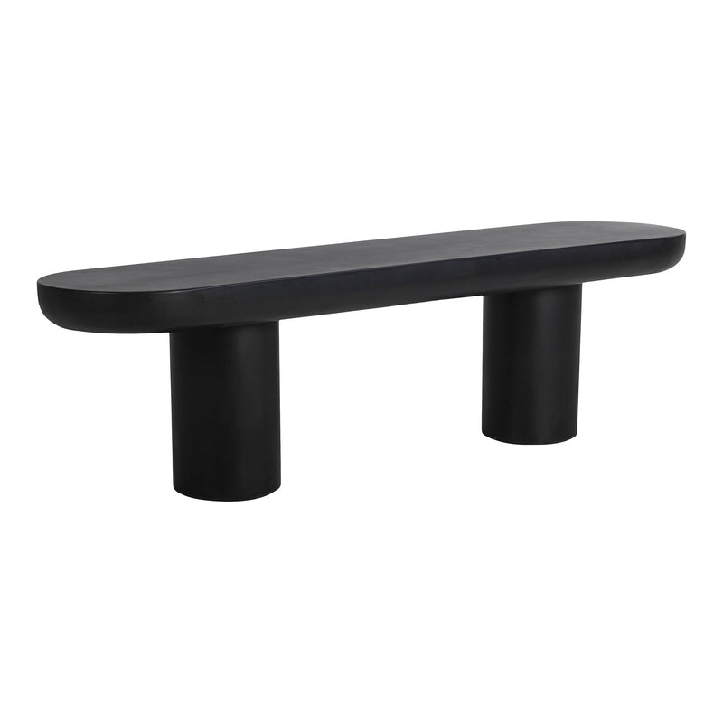 Rocca - Bench - Black - Concrete - JaxCo Furniture