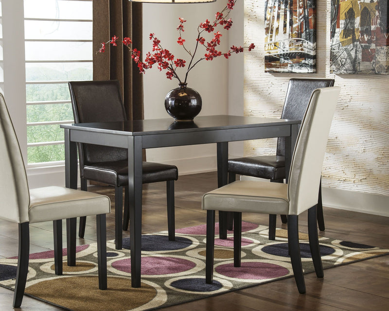 Kimonte - Dark Brown - Rectangular Dining Room Table - JaxCo Furniture