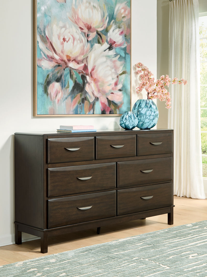 Vanmore - Dark Brown - Dresser - JaxCo Furniture