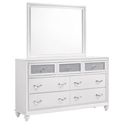 Barzini - 7-drawer Dresser With Mirror - JaxCo Furniture