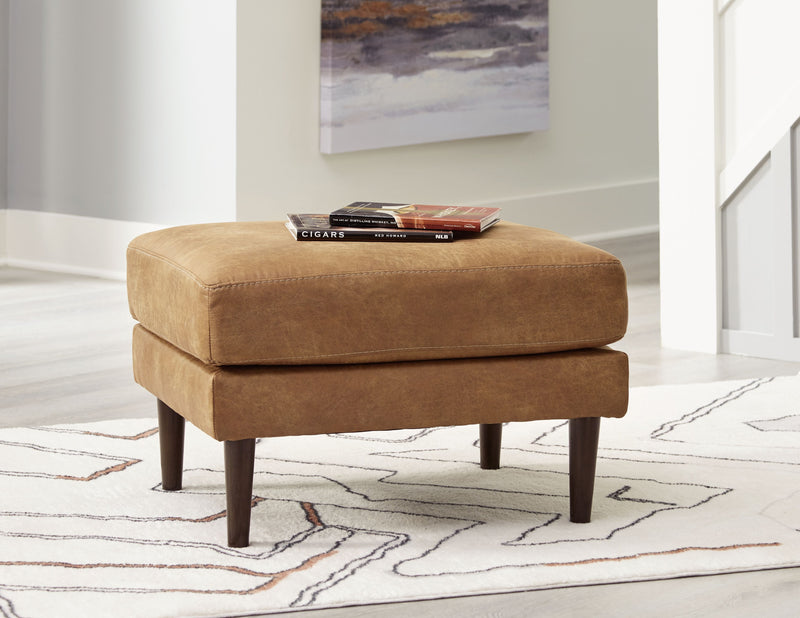 Telora - Caramel - Ottoman - JaxCo Furniture