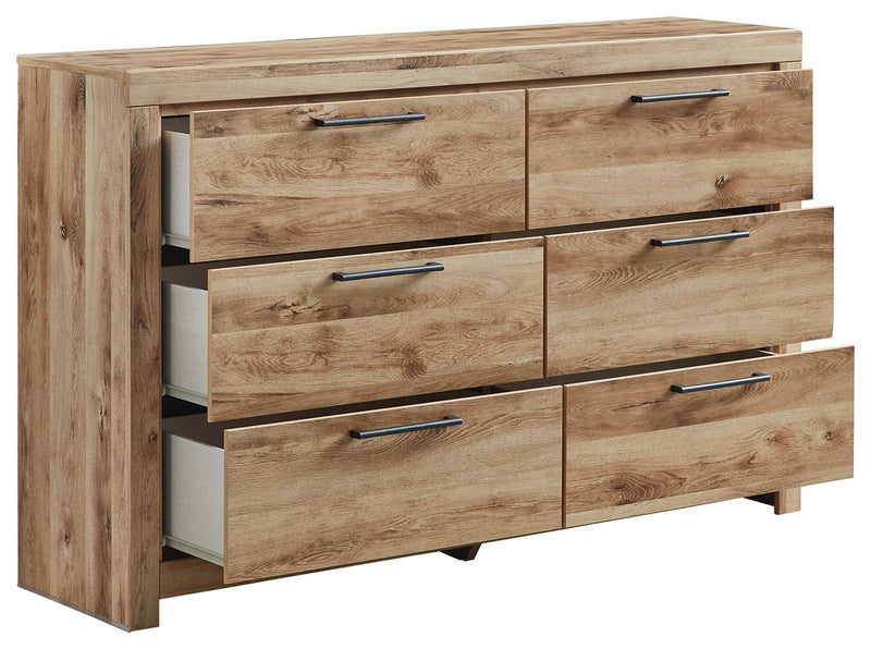 Hyanna - Tan Brown - Six Drawer Dresser - JaxCo Furniture