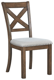 Moriville - Beige - Dining UPH Side Chair (Set of 2) - JaxCo Furniture