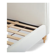 Jacqueline - King Panel Bed - White - JaxCo Furniture