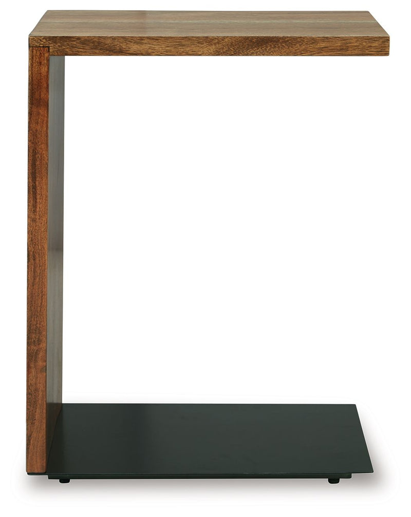Wimshaw - Brown / Black - Accent Table - JaxCo Furniture