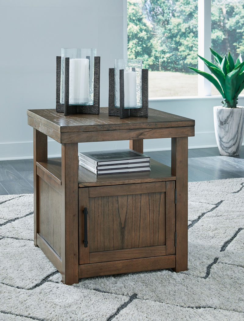 Boardernest - Brown - Rectangular End Table - JaxCo Furniture