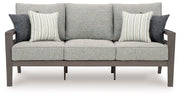 Hillside Barn - Gray / Brown - Sofa With Cushion - JaxCo Furniture