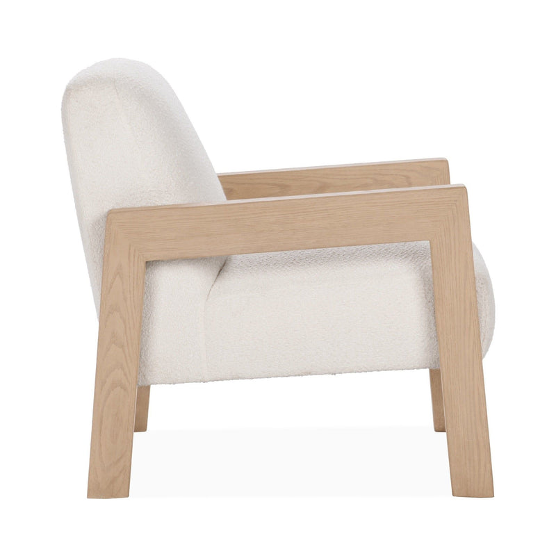 Aliza - Upholstered Accent Chair - Ivory - JaxCo Furniture