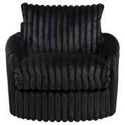 Sarco - Corduroy Upholstered Swivel Accent Arm Chair - JaxCo Furniture