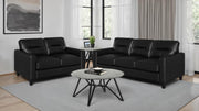 Scotland - Faux Leather Upholstered Sofa Set - JaxCo Furniture