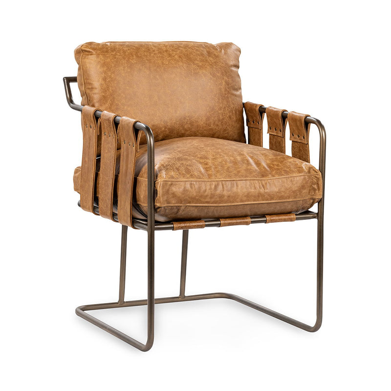 Strapling - Leather Dining Chair - JaxCo Furniture