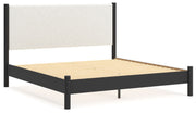 Cadmori - Upholstered Panel Bed - JaxCo Furniture