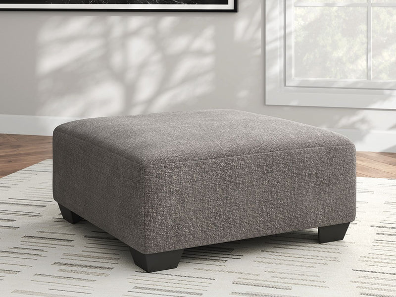 Clarington - Oversized Accent Ottoman - Greystone - JaxCo Furniture