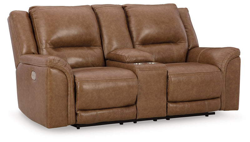 Trasimeno - Power Reclining Loveseat With Console - JaxCo Furniture