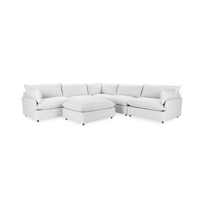 Caplan - 6 Piece Modular Sectional With Ottoman - JaxCo Furniture