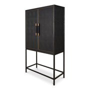 Mako - Bar Cabinet - Black - JaxCo Furniture