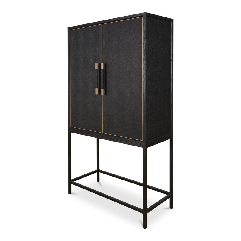 Mako - Bar Cabinet - Black - JaxCo Furniture