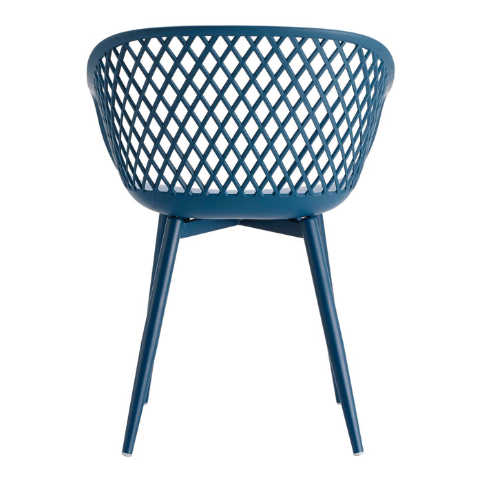 Piazza - Outdoor Chair Chair (Set of 2) - Blue - JaxCo Furniture