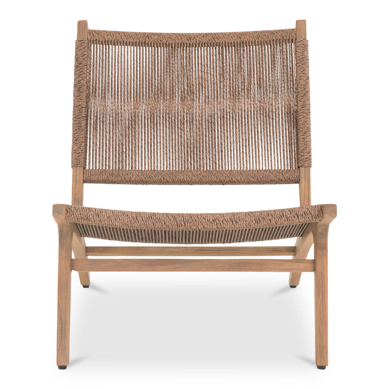 Palma - Outdoor Lounge Chair - Warm Brown - JaxCo Furniture