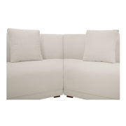 Fraser - 4 Piece Modular Sectional - White - JaxCo Furniture