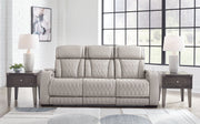 Boyington - Power Reclining Sofa With Adj Headrest - JaxCo Furniture