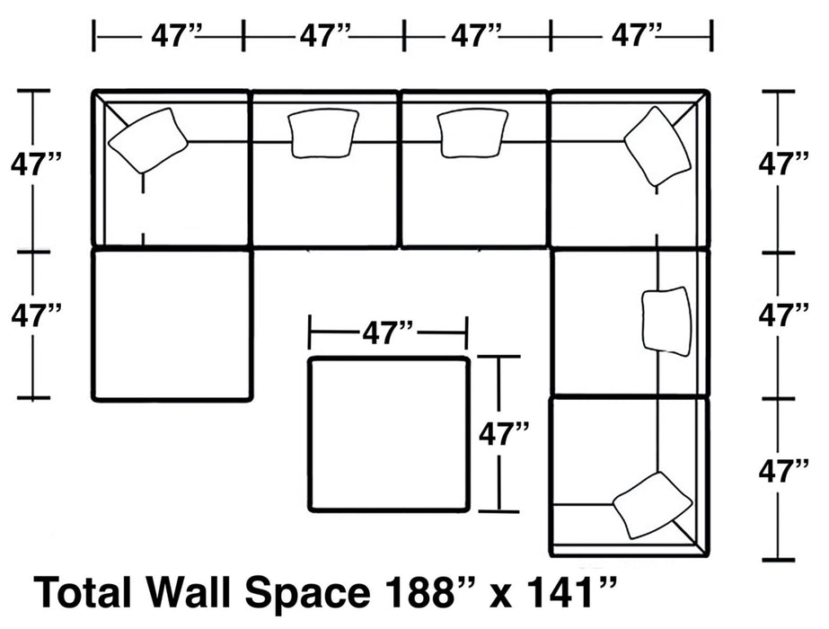 Posh - Sectional Set - JaxCo Furniture