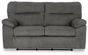 Bindura - Mineral - Glider Loveseat - JaxCo Furniture