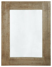 Waltleigh - Distressed Brown - Accent Mirror - JaxCo Furniture