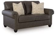 Roxmere - Umber - Loveseat - JaxCo Furniture