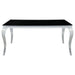 Carone - Rectangular Glass Top Dining Table - JaxCo Furniture