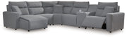 ModMax II - Salt And Pepper - Reclining Sectional - JaxCo Furniture