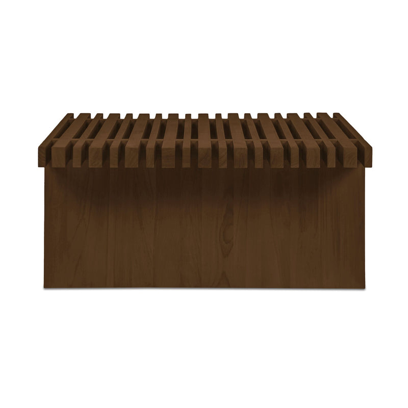 Fletcher - Outdoor Coffee Table - Brown