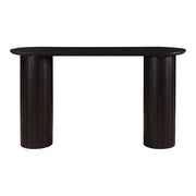 Povera - Acacia Wood Console Table - Black - JaxCo Furniture