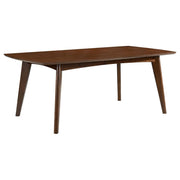 Malone - Rectangular Wood Dining Table - Dark Walnut - JaxCo Furniture