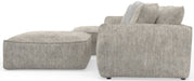 Bucktown - 2 Piece Sofa / Chaise With Extra Thick Cuddler Seat Cushions & Cocktail Ottoman - JaxCo Furniture