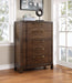 Milan - Chest - Dark Brown - JaxCo Furniture