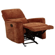 Navarro - Chenille Upholstered Glider Recliner - JaxCo Furniture