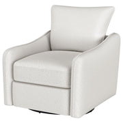 Madia - Upholstered Sloped Arm Swivel Glider Chair - JaxCo Furniture