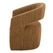 Barrow - Rolling Dining Chair - Amber Glow - JaxCo Furniture