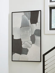 Adilson - White / Gray / Black - Wall Art - JaxCo Furniture