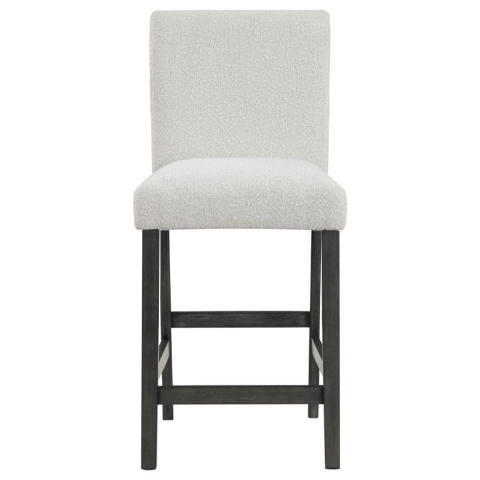 Alba - Boucle Upholstered Counter Height Dining Chair (Set of 2) - JaxCo Furniture